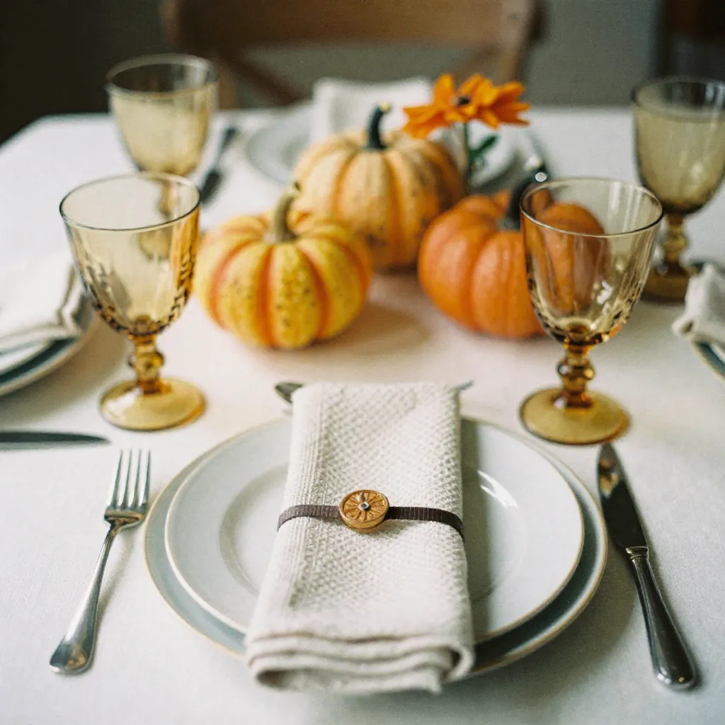 Minimalist table setting design