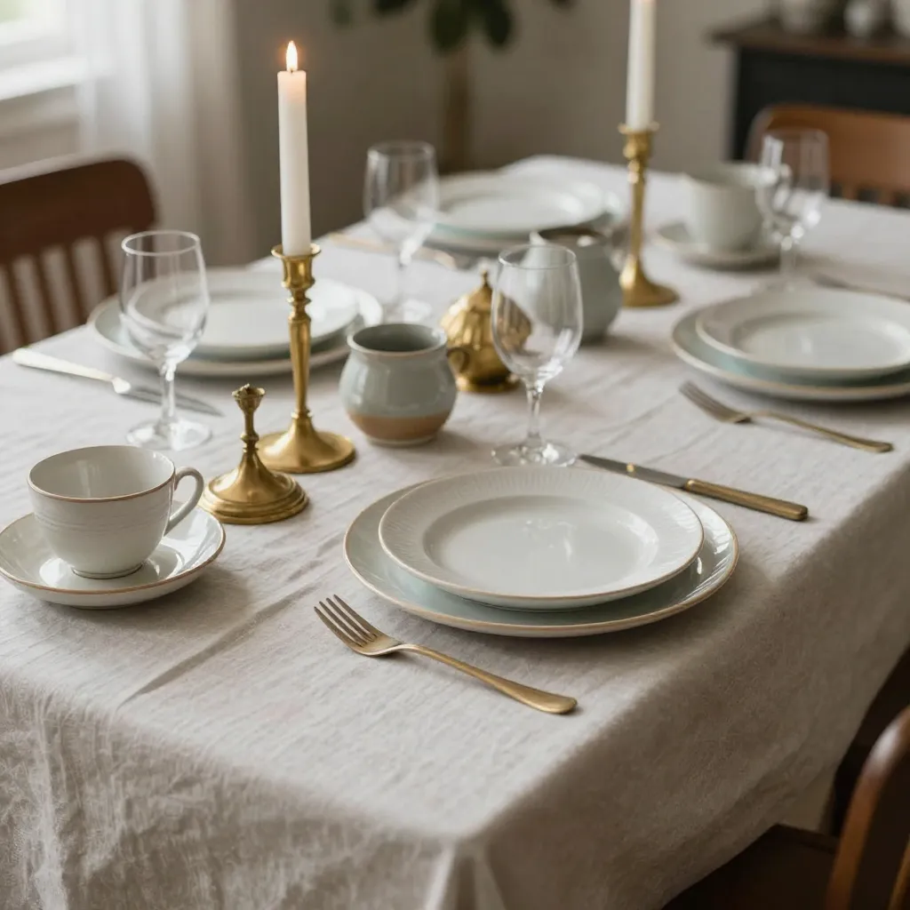 Natural style table arrangement